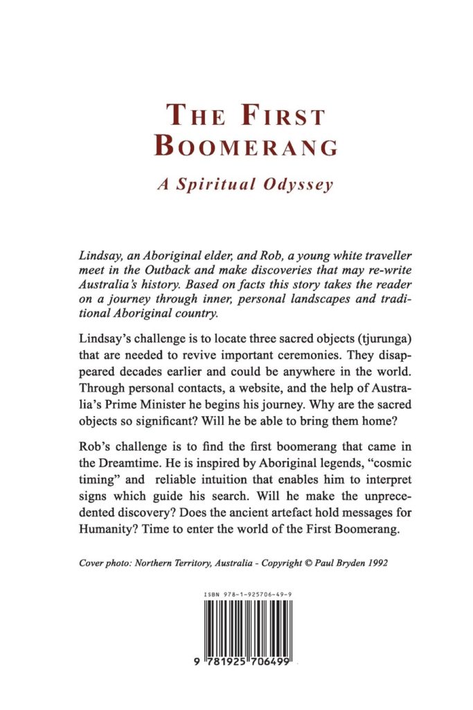 The First Boomerang - Back Cover